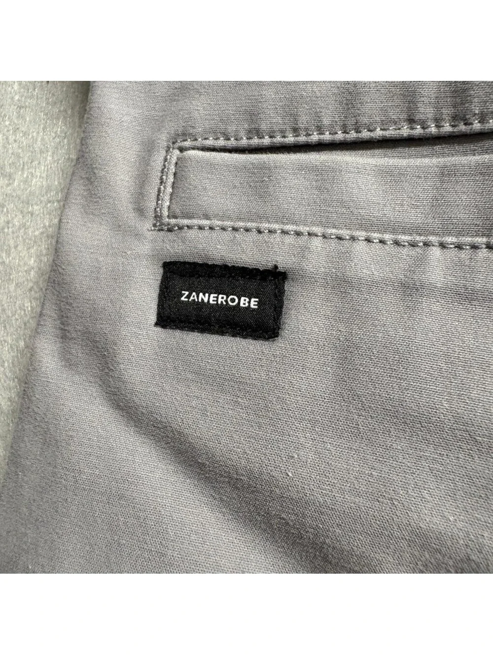 Zanerobe Sureshot Chino Pants Mens 32 Gray Elastic Cuff Stretch Joggers